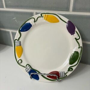 Vintage Bath and body works Xmas light candle dish